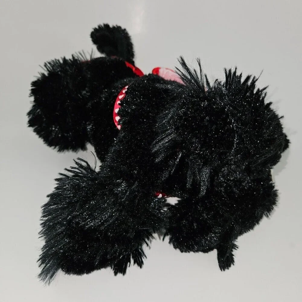 Black Puppy Dog Plush Valentine's Day Cute Love Backpack Scottie Toy Gift